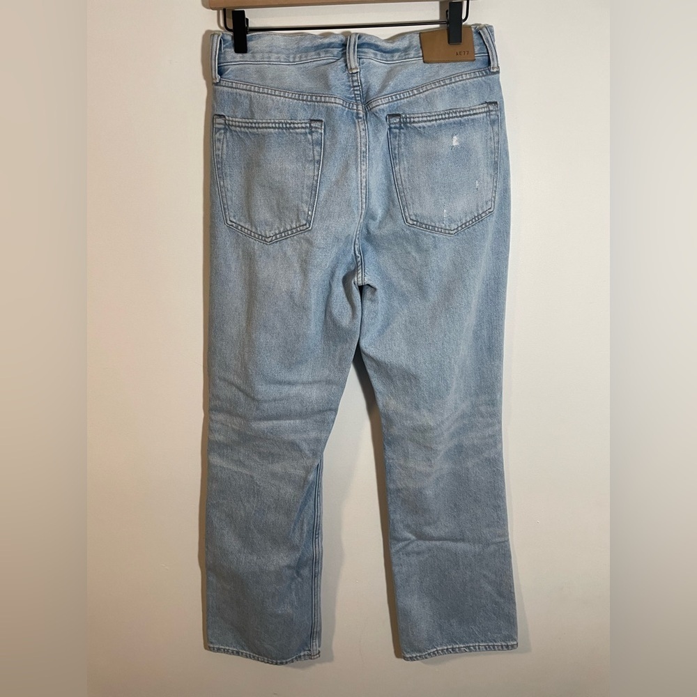 American Eagle AE77 The Boot Premium Denim Jean Size 30 Distressed - Picture 4 of 10